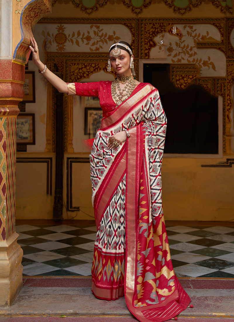 Buy Mysore Saree Udyog - Saree With Blouse - Kancheepuram, Kanjipuram -  Traditional Beautiful Tissue Pure Silk Woven Natural Beige Tussar. at  Amazon.in