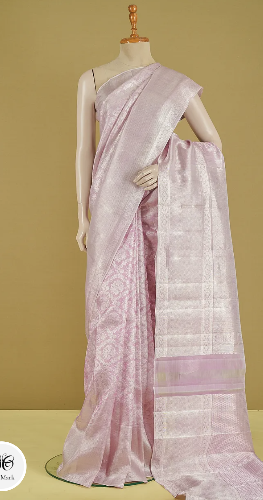 Pure Kanjivaram Silk Saree | SILKMARK CERTIFIED fashion Bridal Indian Wedding Kanchipuram Sarees | Pure Silk from South Indian Tradition|Plain Silk